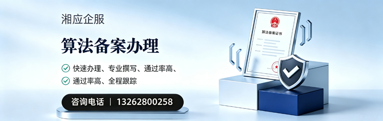 丽水算法备案申报服务