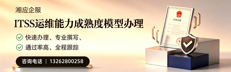 丽水ITSS运维能力成熟度模型申请服务