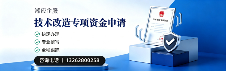 丽水技术改造专项资金申报服务