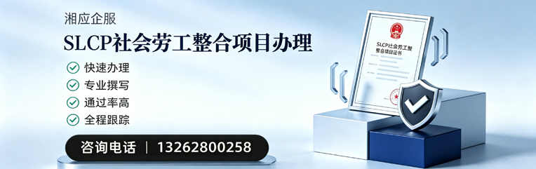 丽水SLCP社会劳工整合项目申报服务