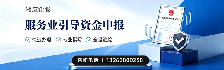 丽水服务业引导资金申报服务