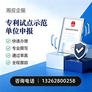 丽水专利试点示范单位申报服务