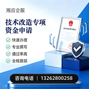 丽水技术改造专项资金申报服务